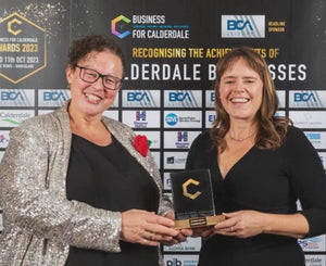 We're winners of the Calderdale "New Business of the Year 2023" award! 🥳