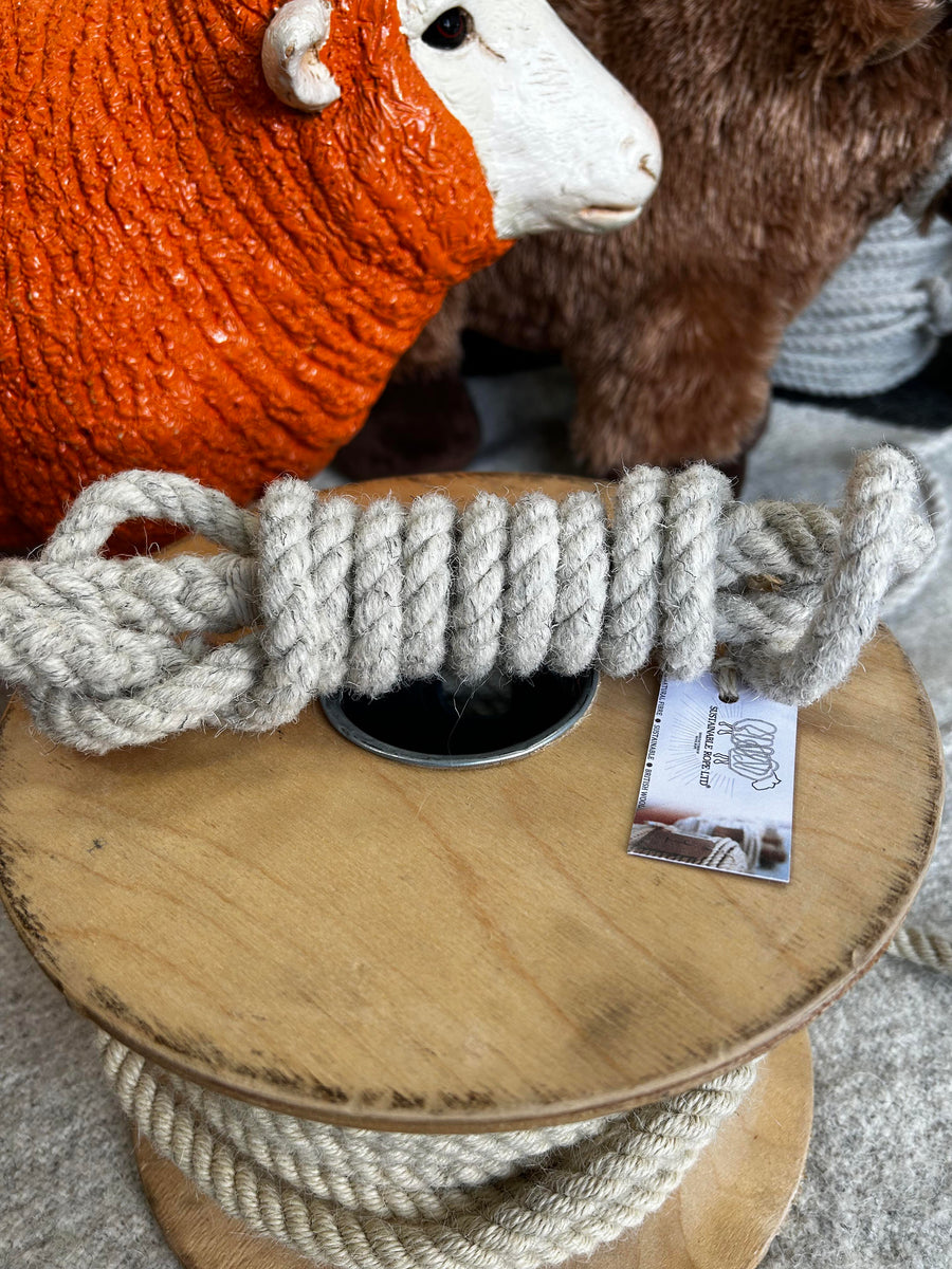Sheep Rope Swaledale Sheep and Calf Halter - Premium British Wool Control ...