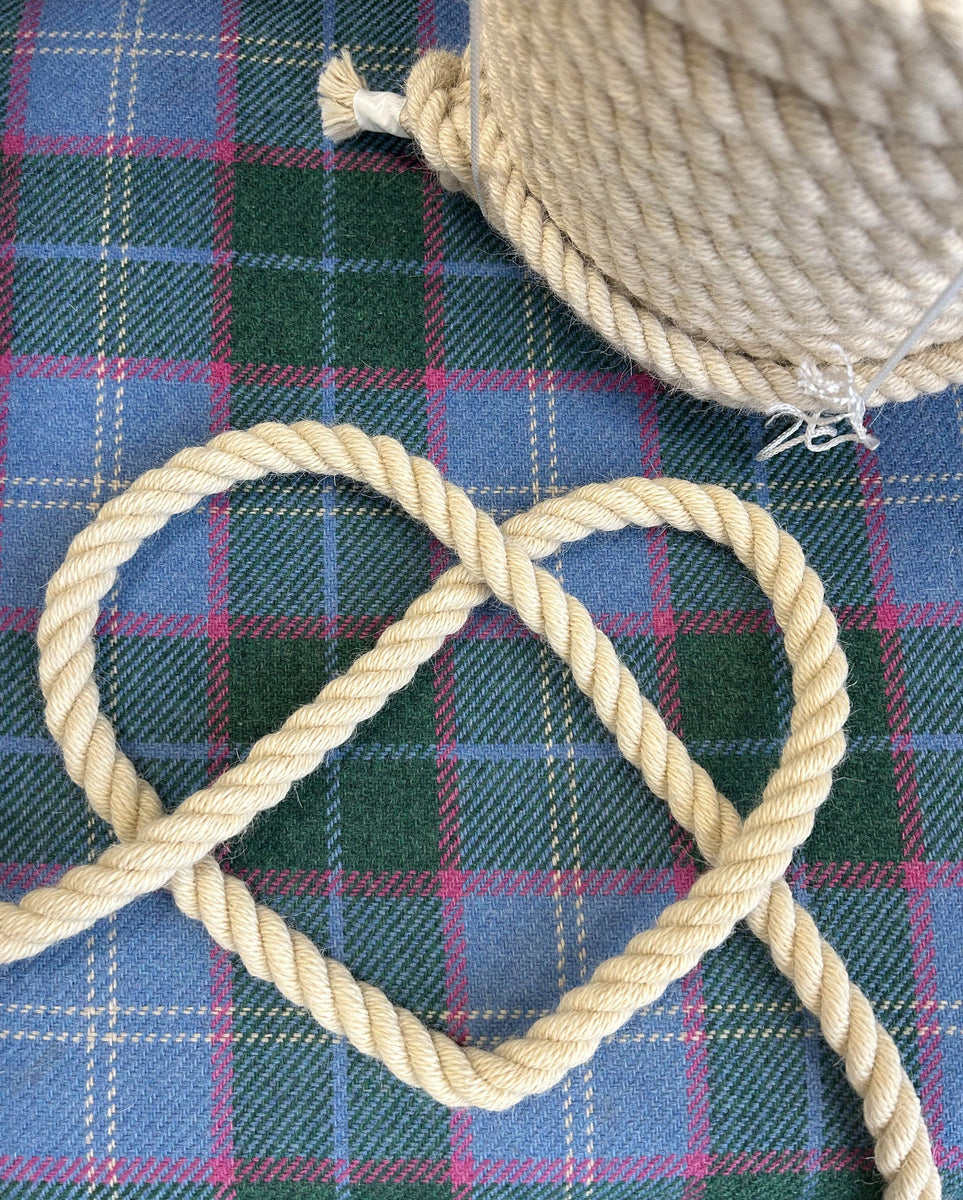 Handcrafted Sutton Natural Rope - 100% British Wool Excellence ...