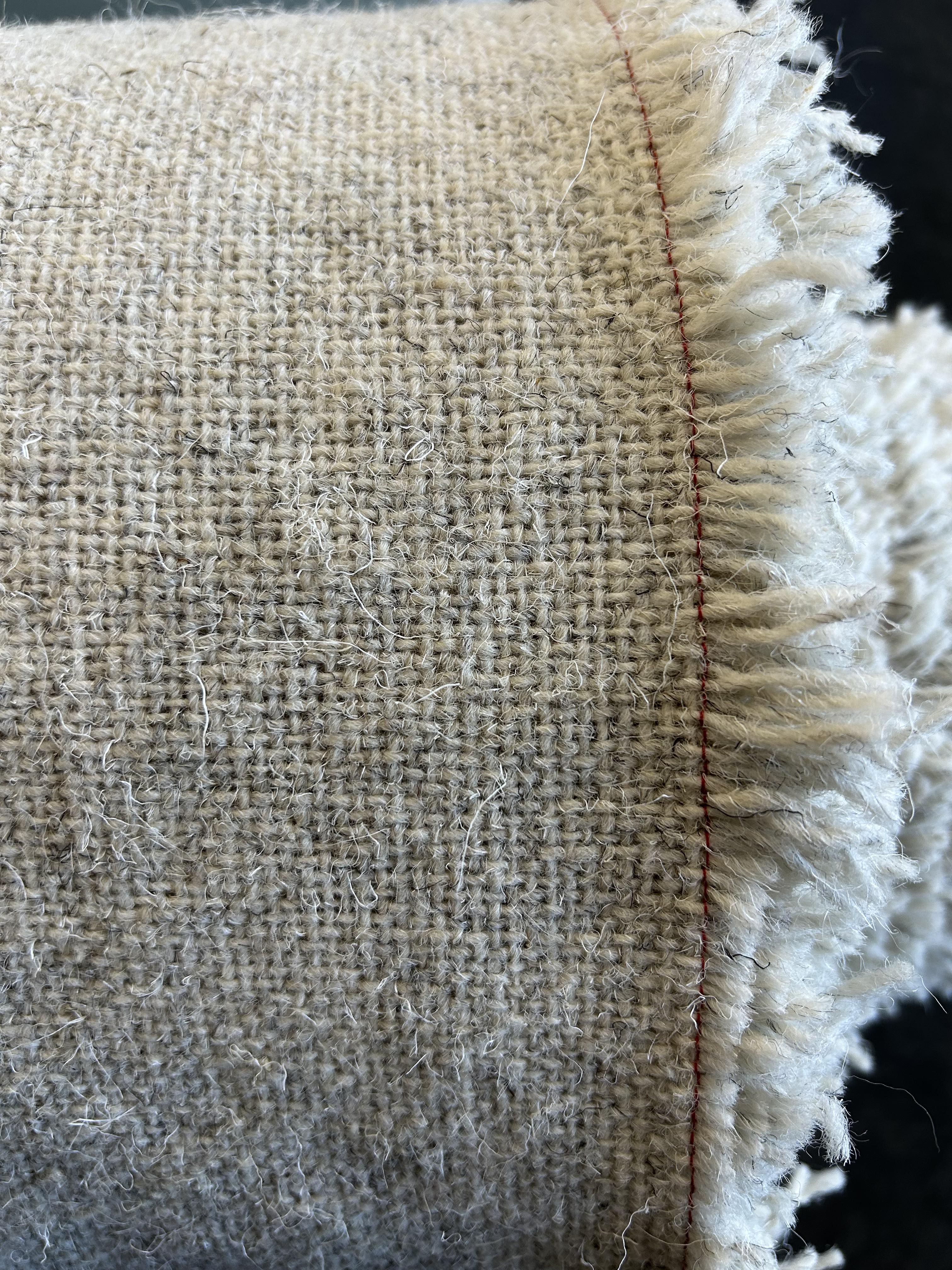 100% Wool Natural Fabric - 10.5ppi