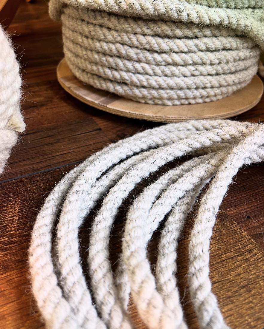 Natural Color Rope Type Swaledale Natural Rope - Authentic Craftsmanship in Various Diameters ...