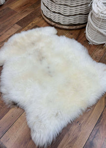 Glencroft Soft White British Sheepskin Rug