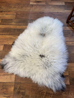 Glencroft Soft White Grey British Sheepskin Rug