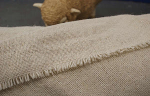 100% Welsh Wool Natural Fabric - 10.5ppi