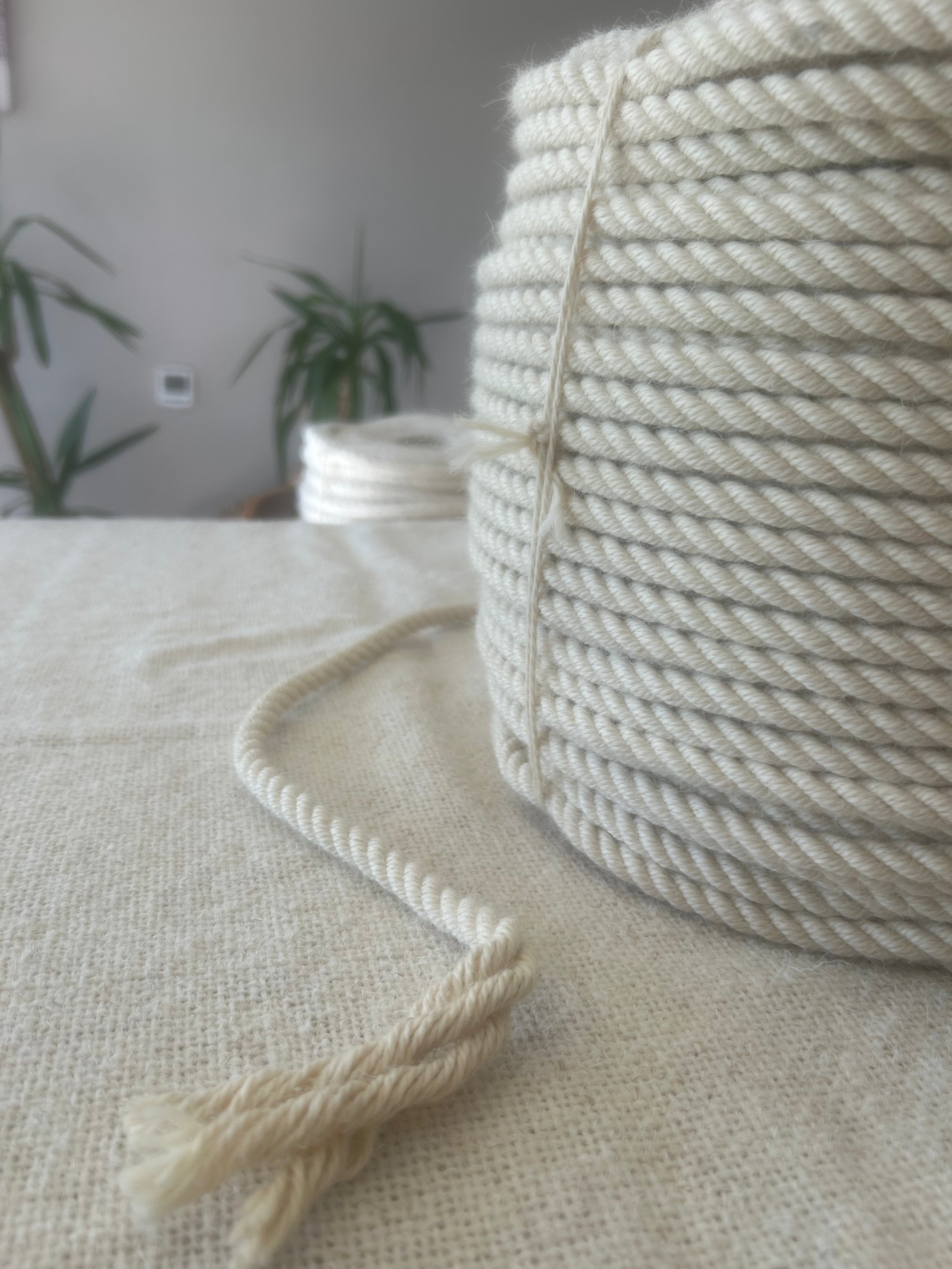 Wool Rope - 100% British Wool Excellence manufactured on the farm ...