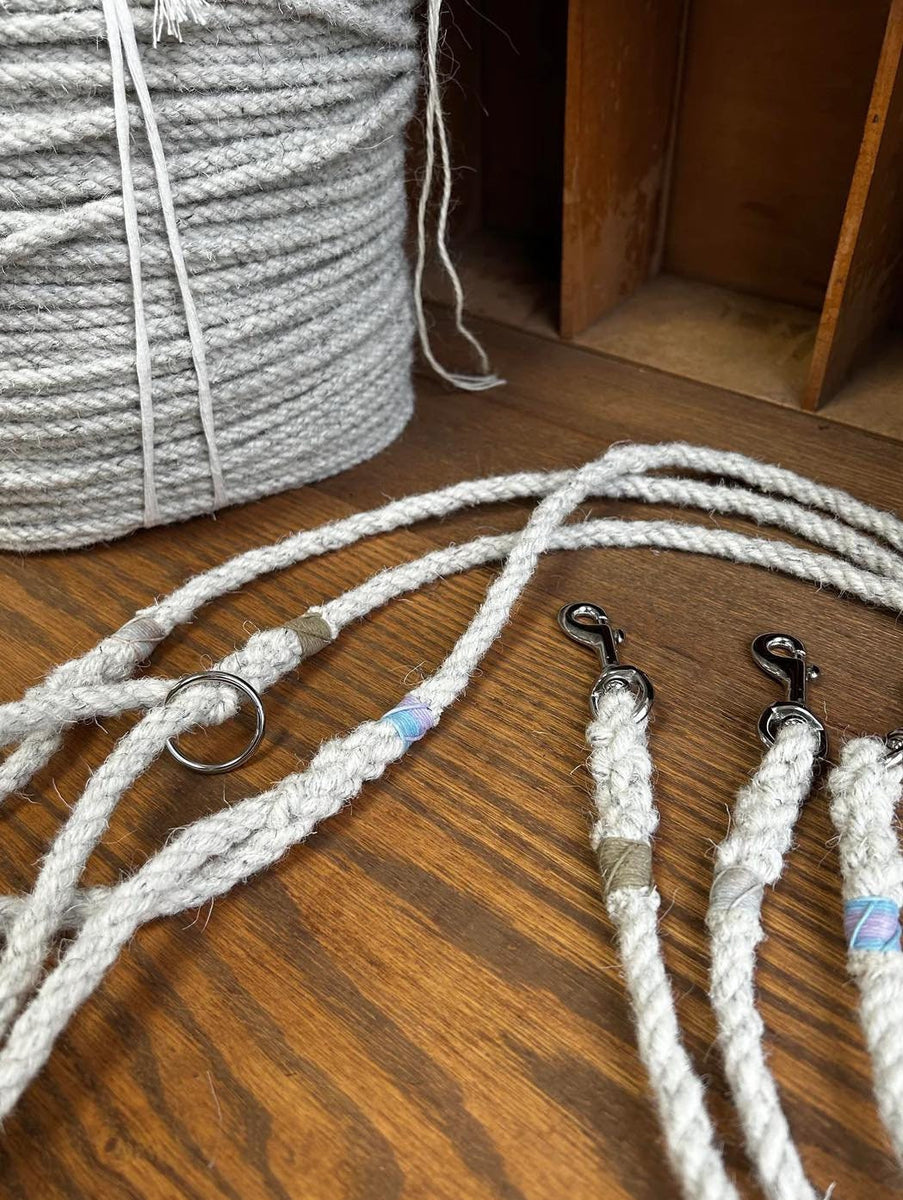 Swaledale 100% British Sheep Wool Dog Lead – Sustainable Rope